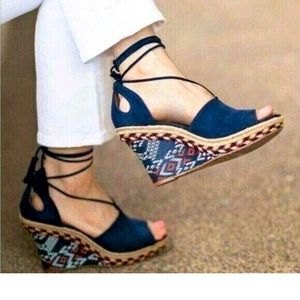 CABI Isla Wedge Espadrille Shoes